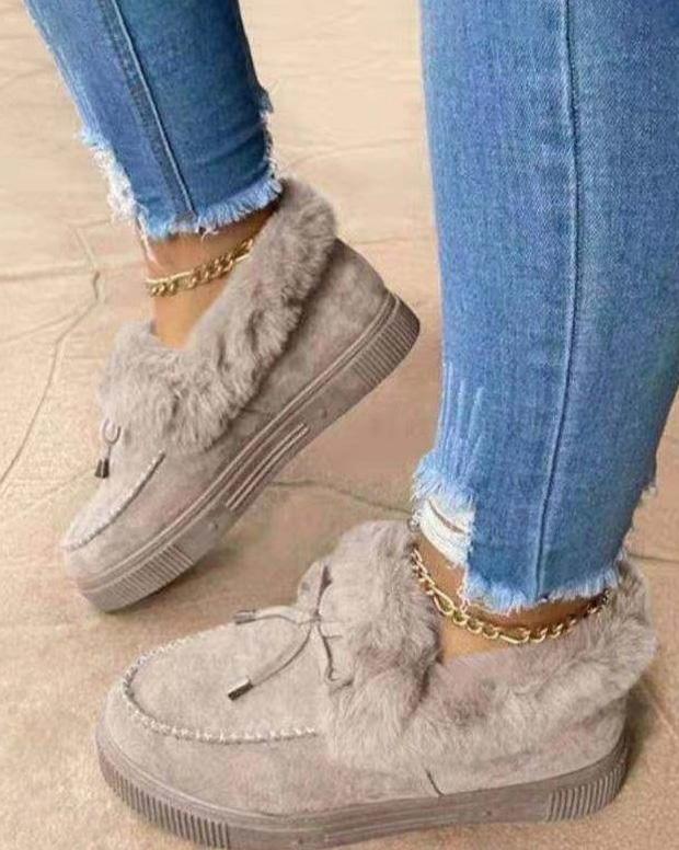 ANKLE FUR THERMAL BOOTS