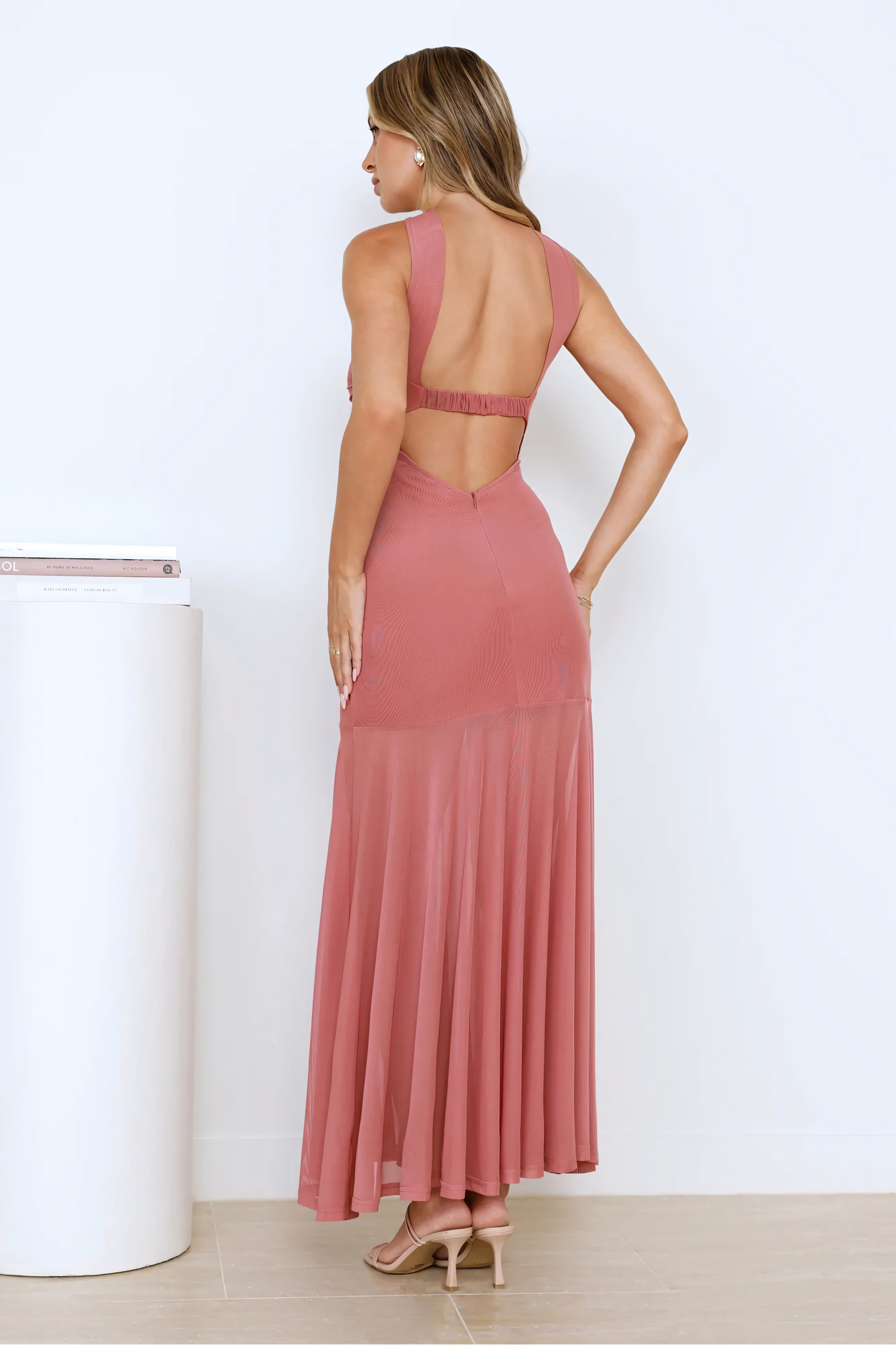 Serene Sway Strapless Maxi Dress