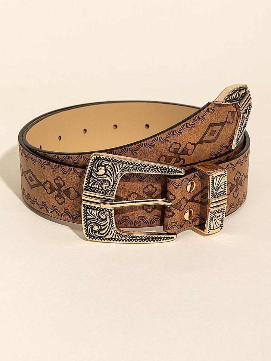 Women's Fashion Western Style Patterned Belt