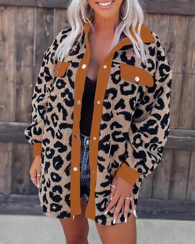 LEOPARD TEDDY SHACKET