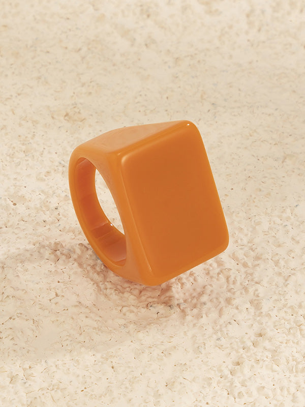 Original Stylish Resin 8 Colors Geometric Ring