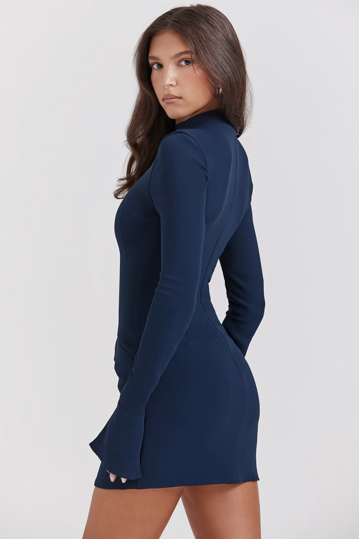 MAHALIA Navy Mini Dress