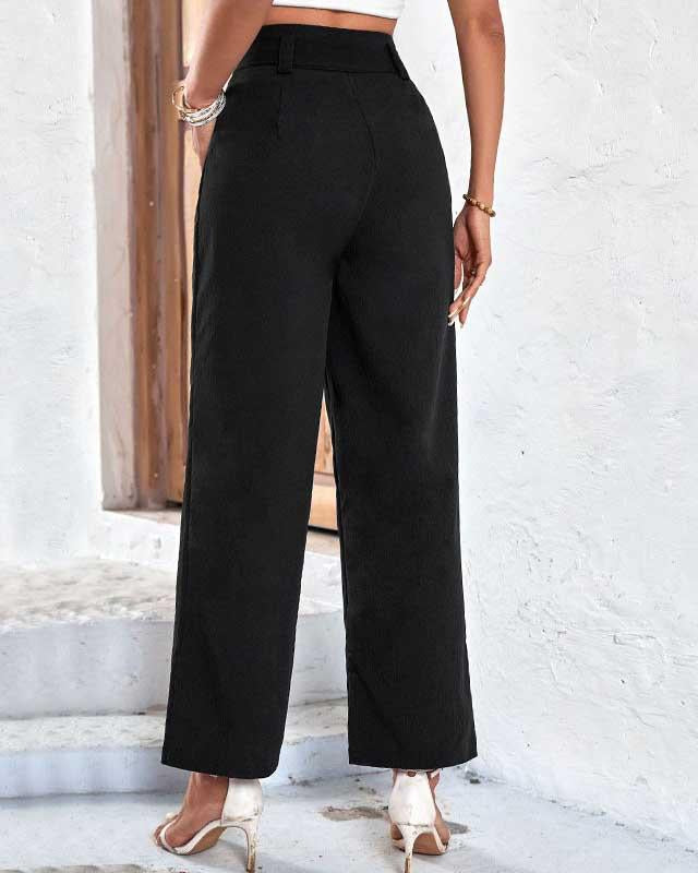 High Rise Wide Leg Pants