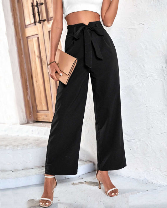 High Rise Wide Leg Pants