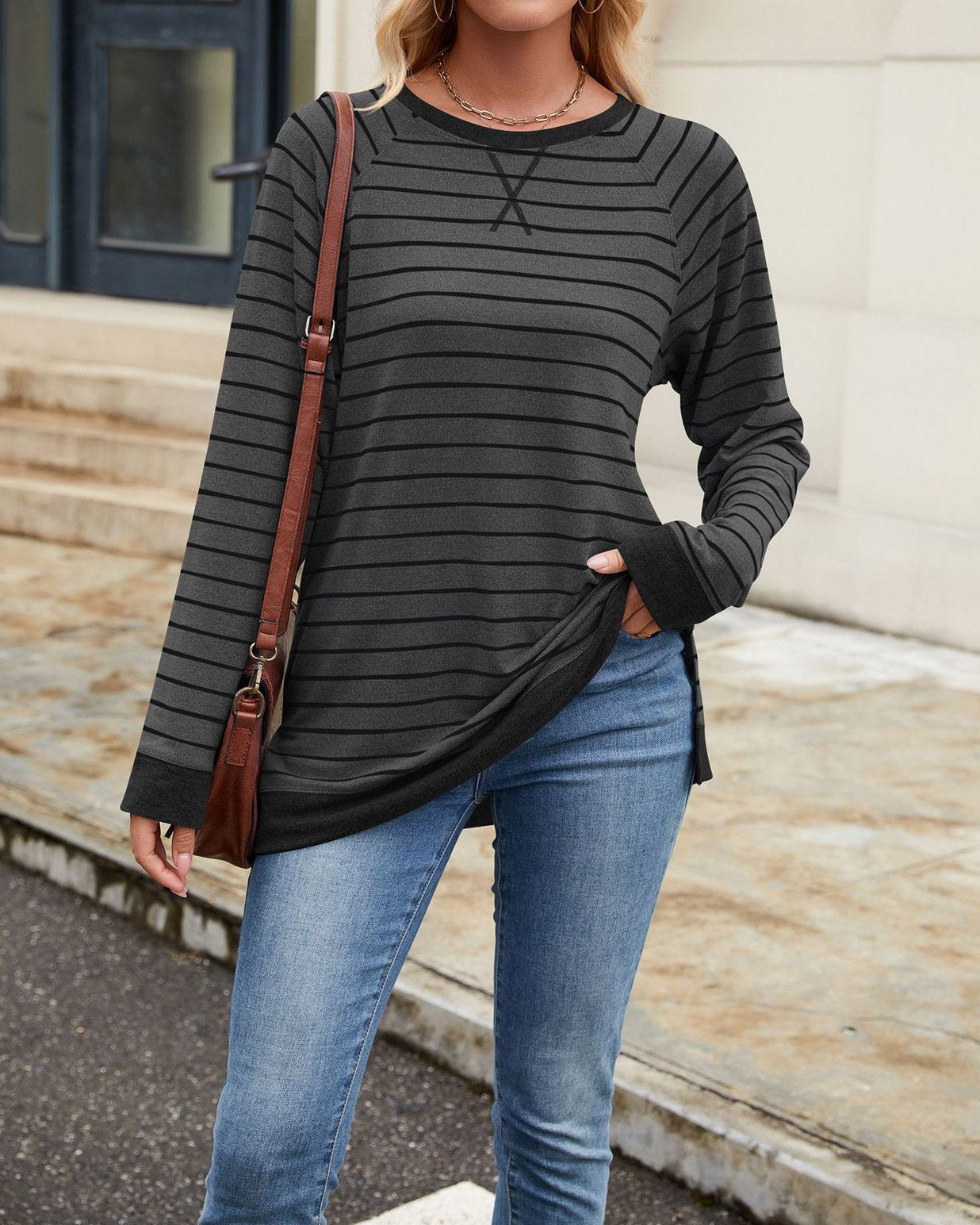 Long Sleeve Stripe Top