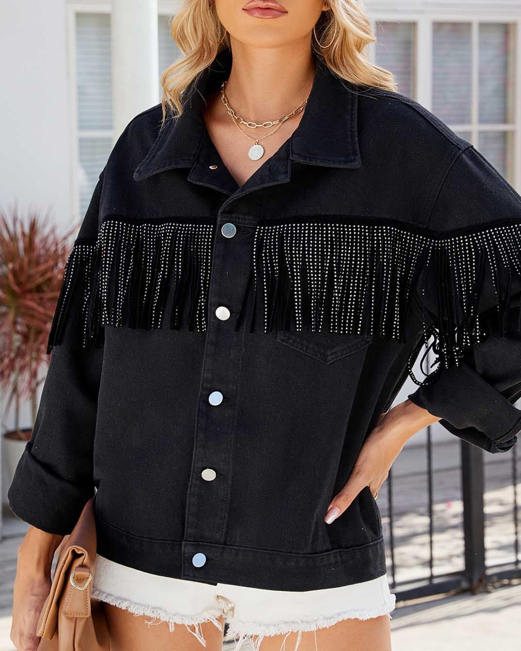 Loose Tassel Jacket