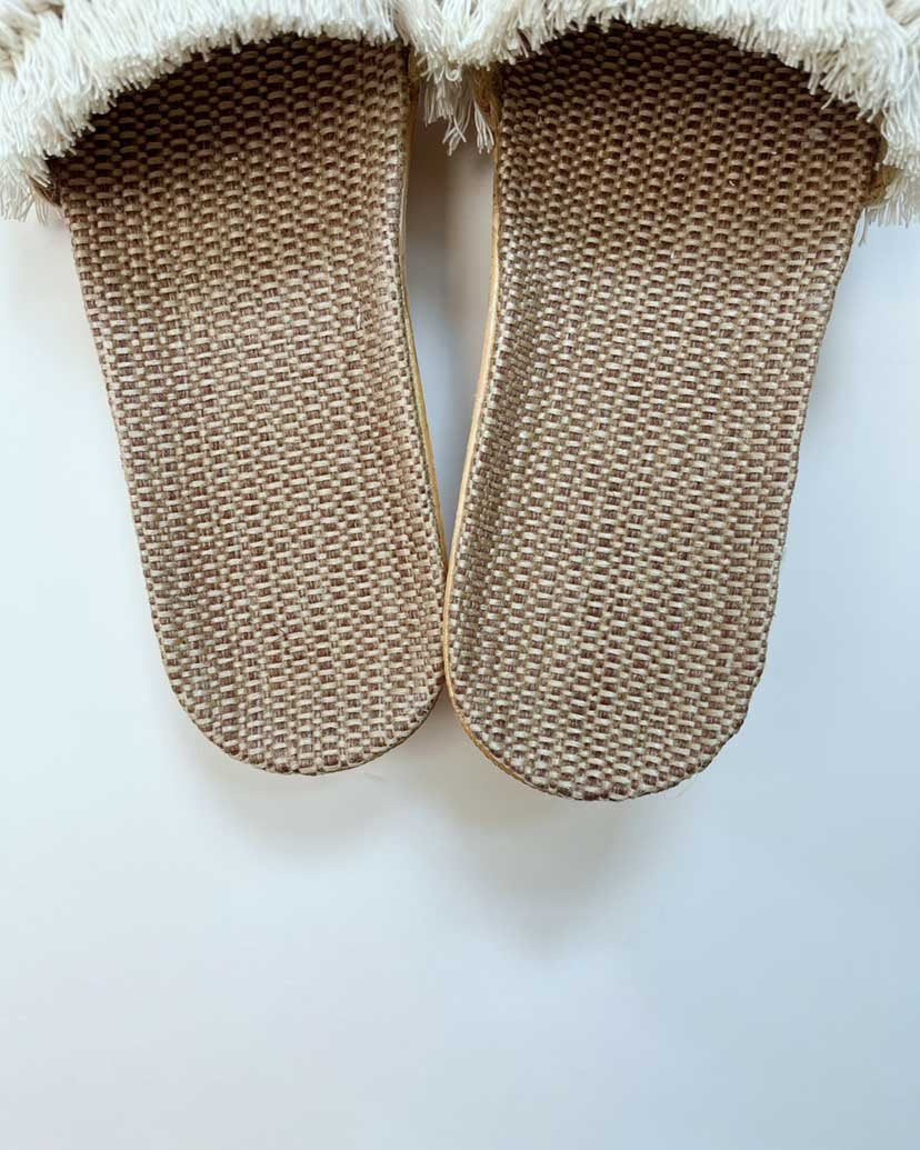 Macrame Boho Slipper