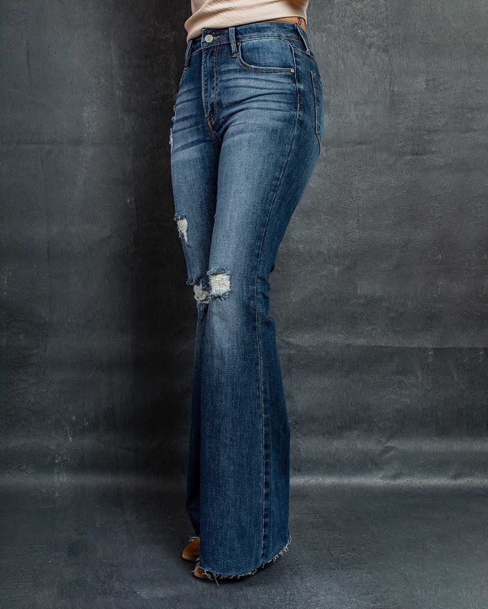 High Rise Flared Jeans