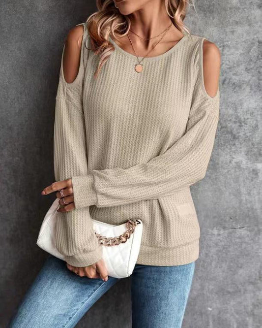 Off Shoulder Button TOP