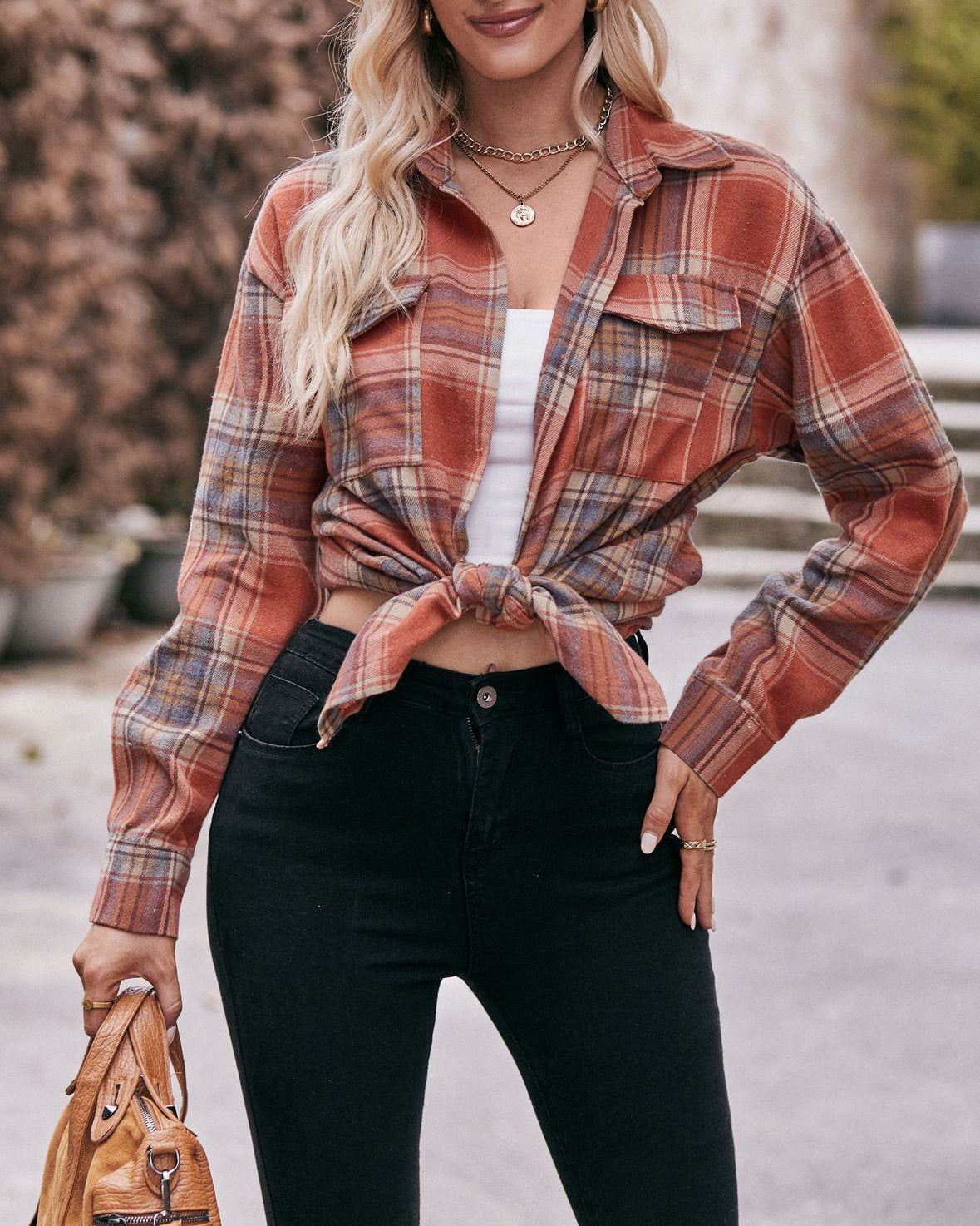 Casual Loose Plaid Shirt