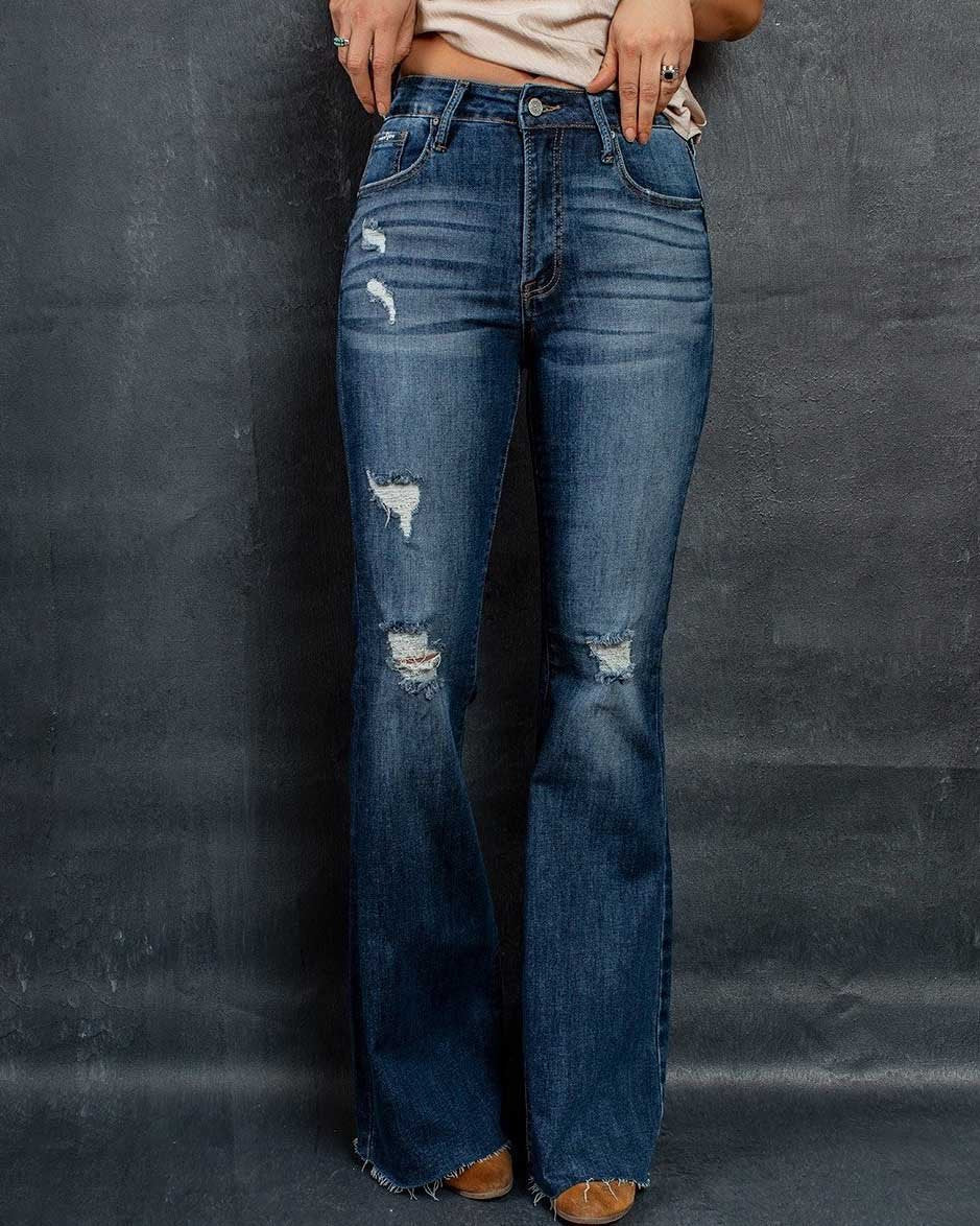 High Rise Flared Jeans