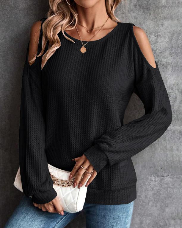 Off Shoulder Button TOP