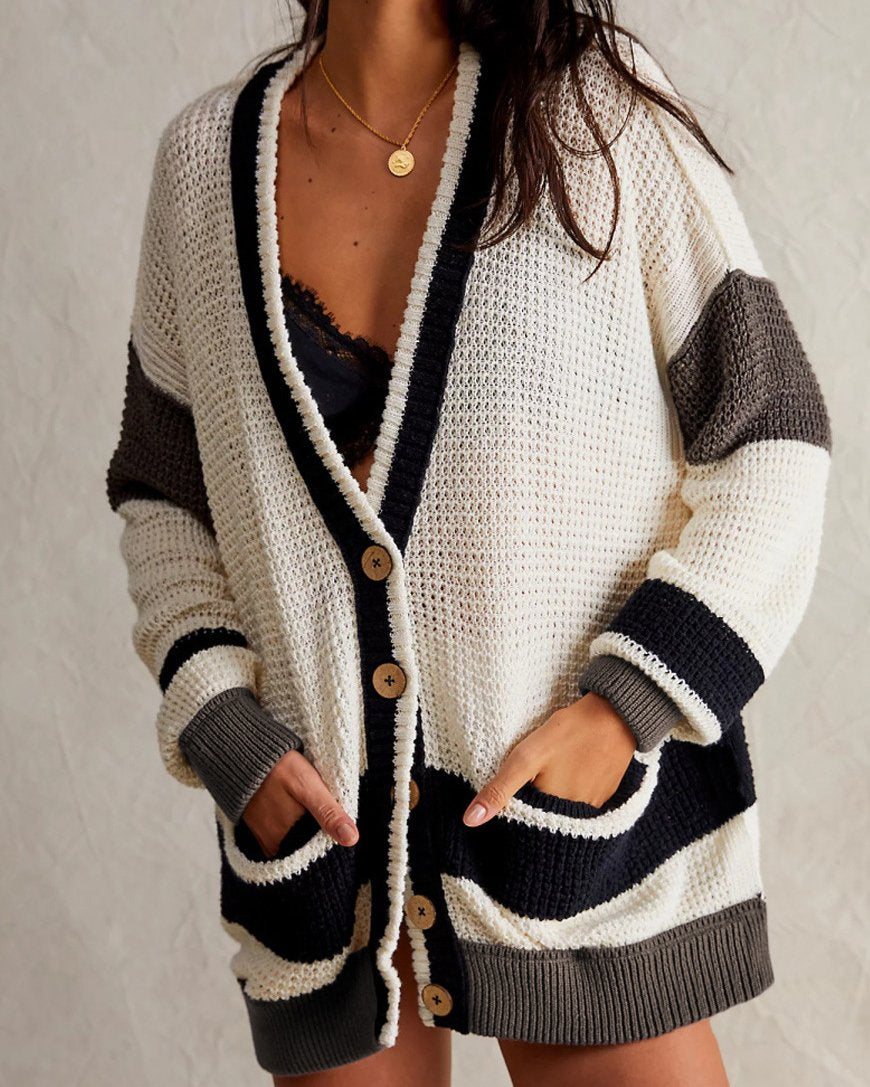 Loose  Knitting Cardigan