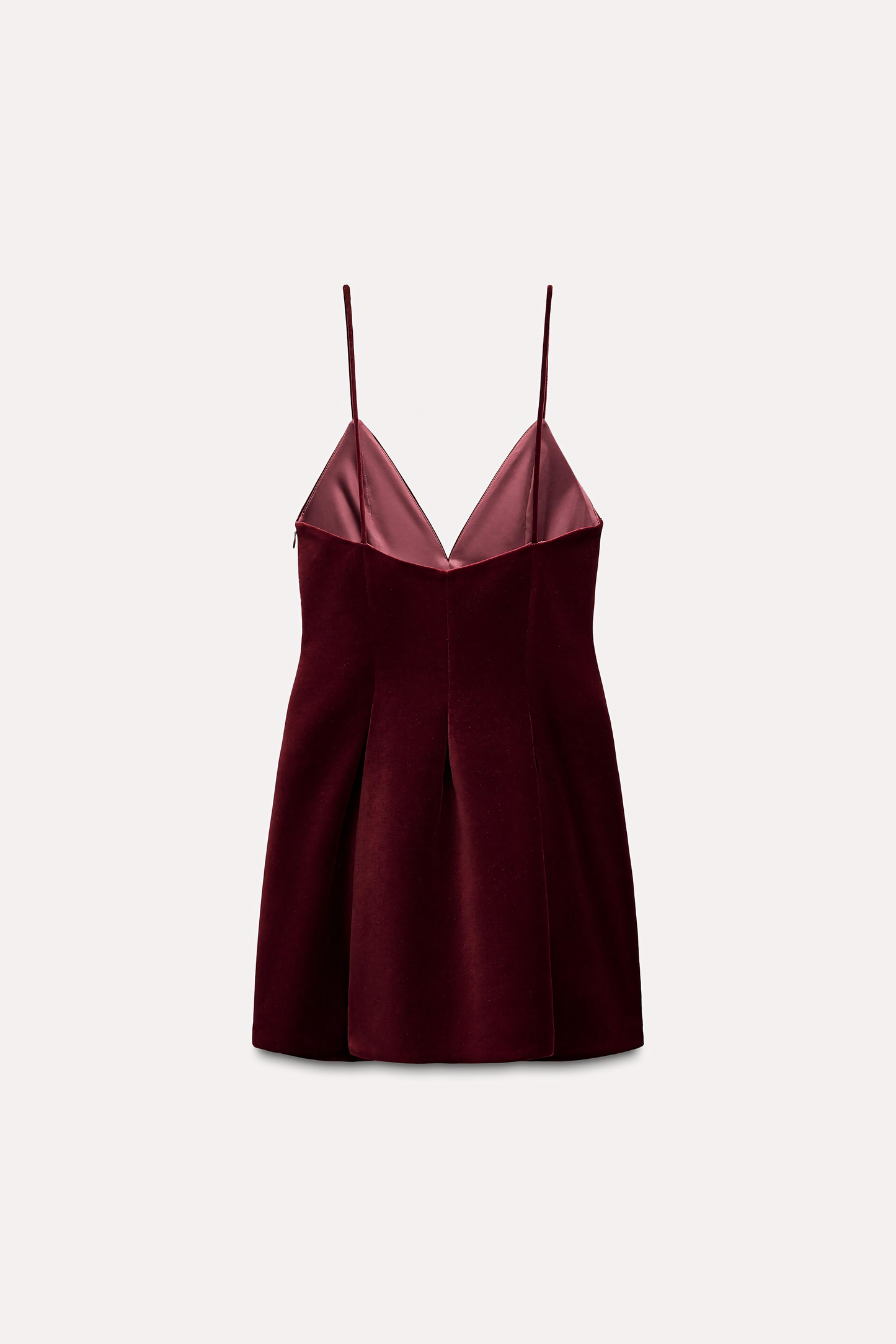 SHORT VELVET V-Neck DRESS