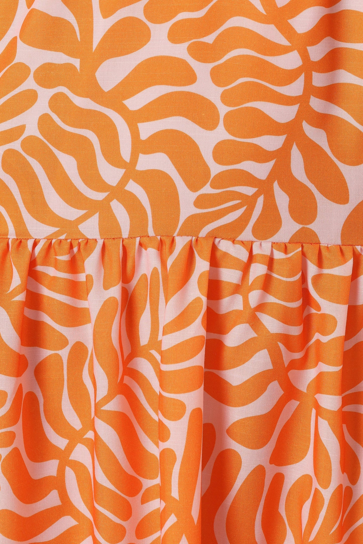 Dalton Cut Out Maxi Dress - Orange Print