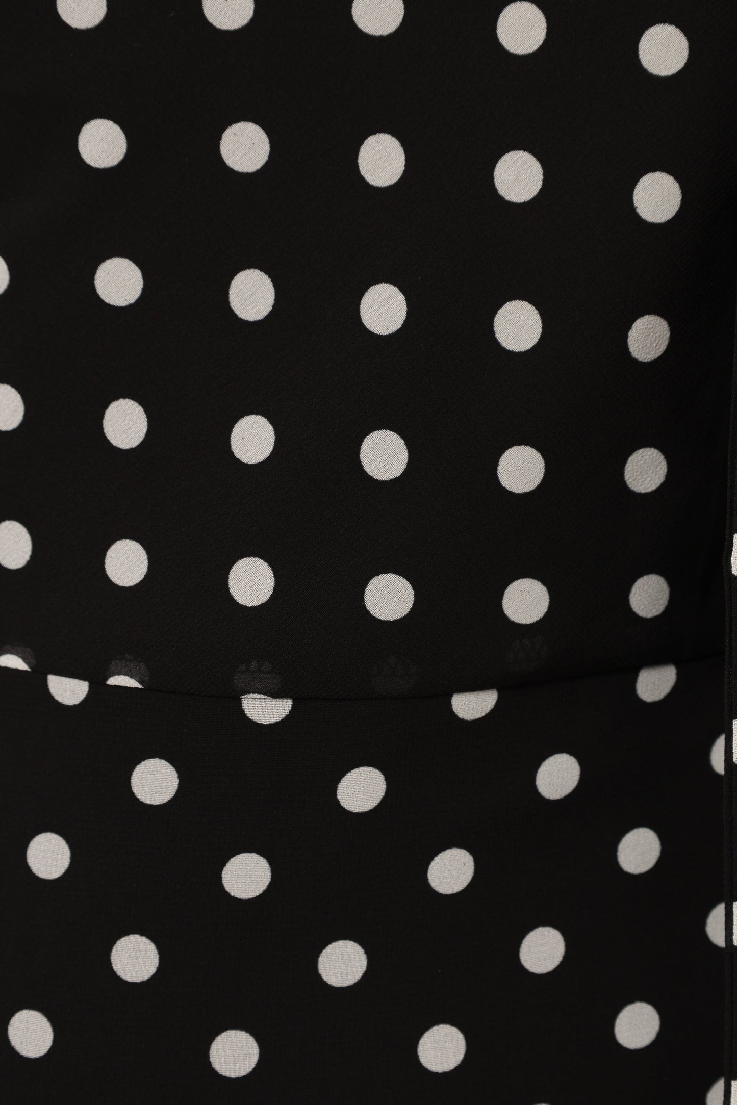 Francesca Midi Dress - Black Polka Dot