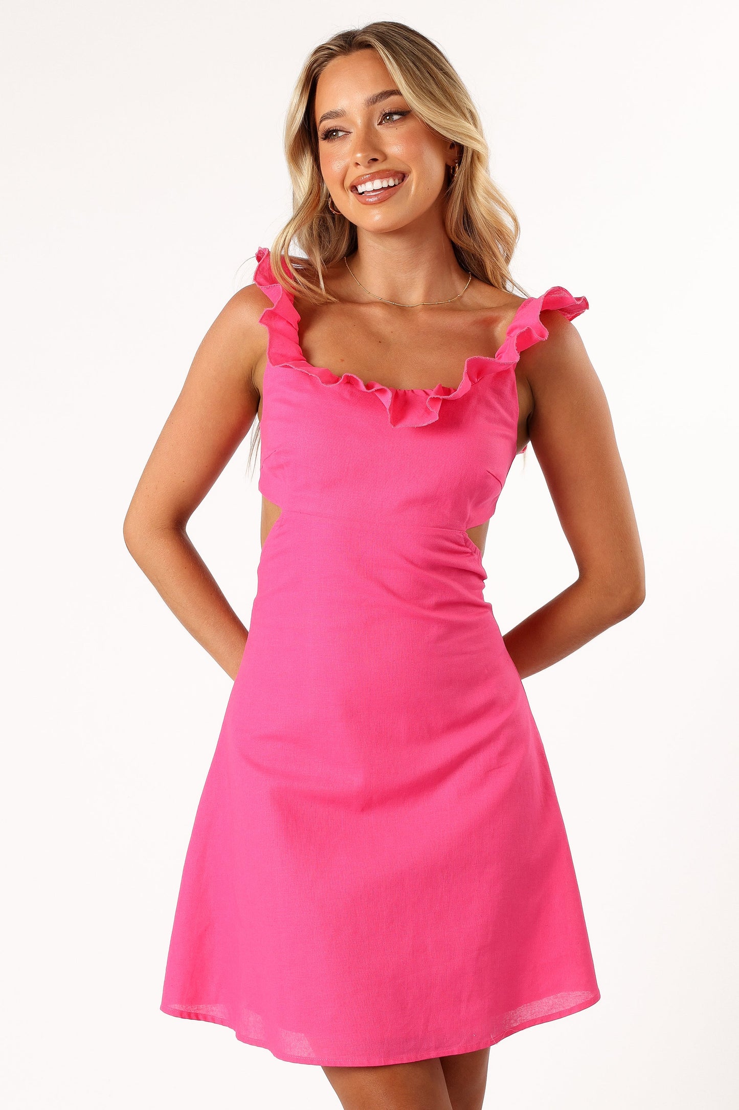 Libbie Mini Dress - Hot Pink