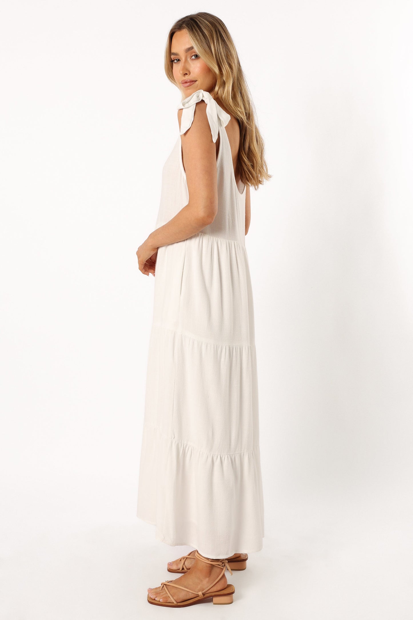 Marcy Midi Dress - White