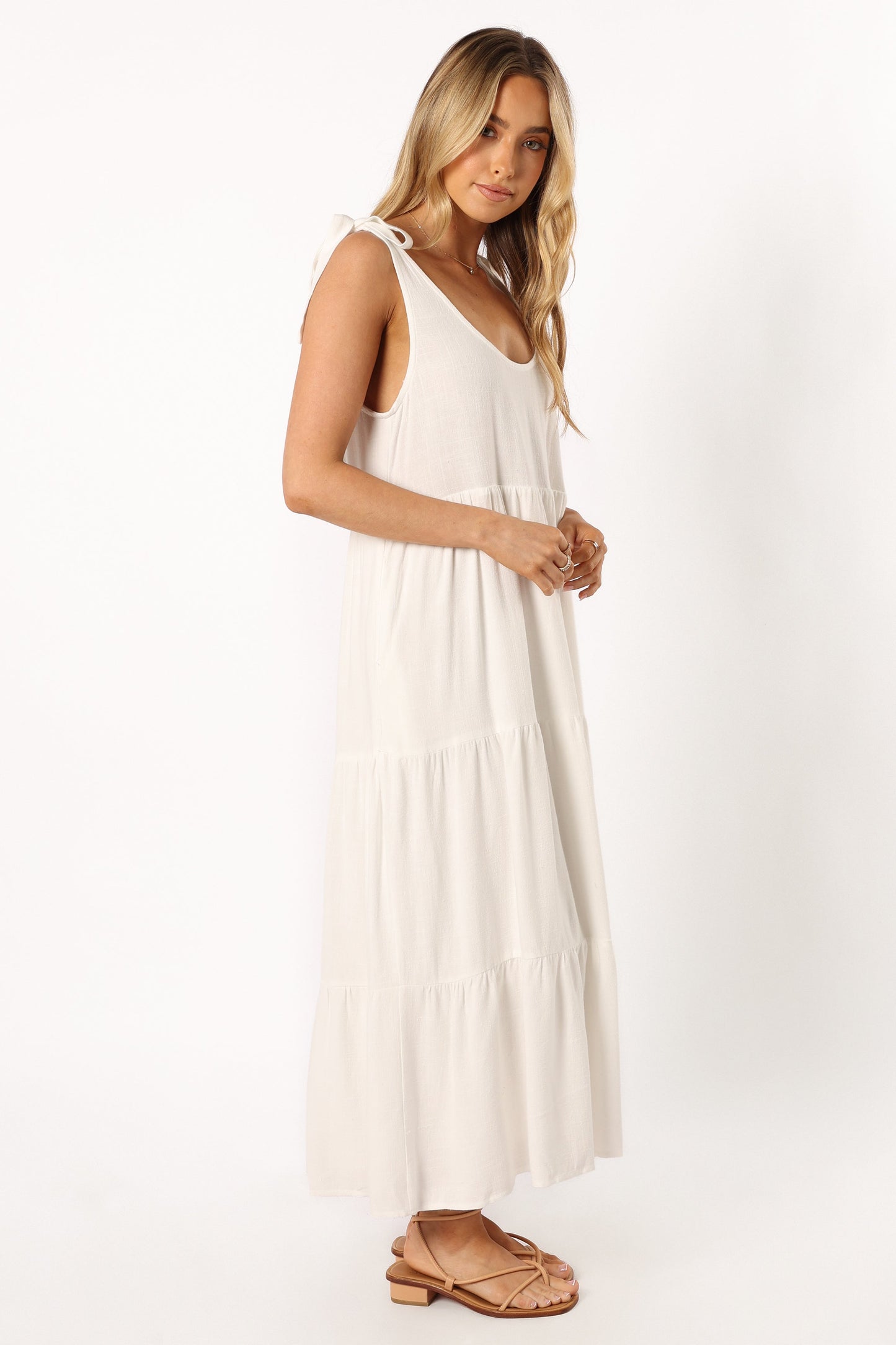 Marcy Midi Dress - White